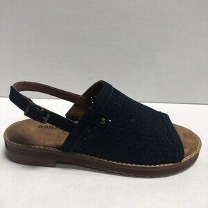 Walking Cradles Women’s Juliette, Navy Slingback Sandals, Size 5.5M